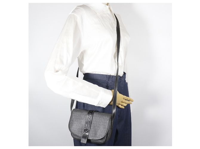 Borsa a Spalla Fendi Zucchino Marrone - vista 20