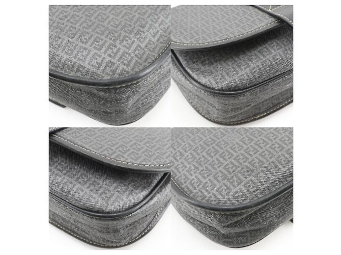 Borsa a Spalla Fendi Zucchino Marrone - vista 4