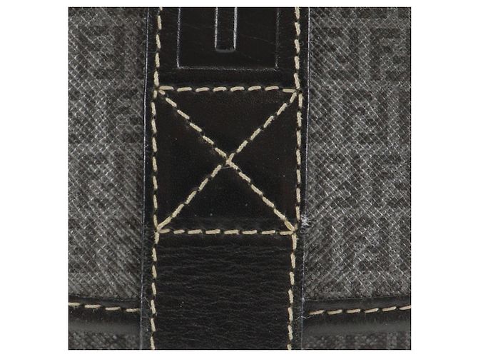 Borsa a Spalla Fendi Zucchino Marrone - vista 7