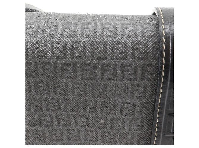 Borsa a Spalla Fendi Zucchino Marrone - vista 8