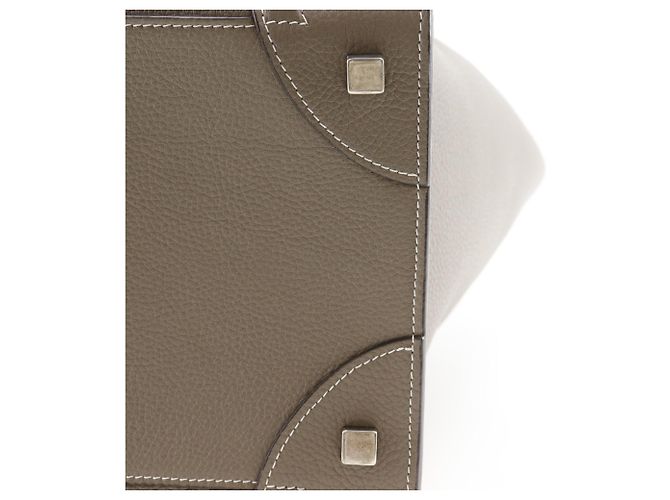 Céline Borsa a mano Celine Luggage Mini Shopper Marrone - vista 12