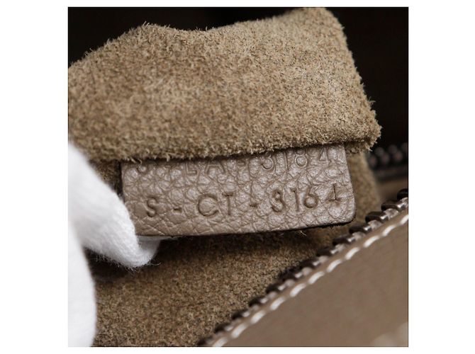 Céline Borsa a mano Celine Luggage Mini Shopper Marrone - vista 13