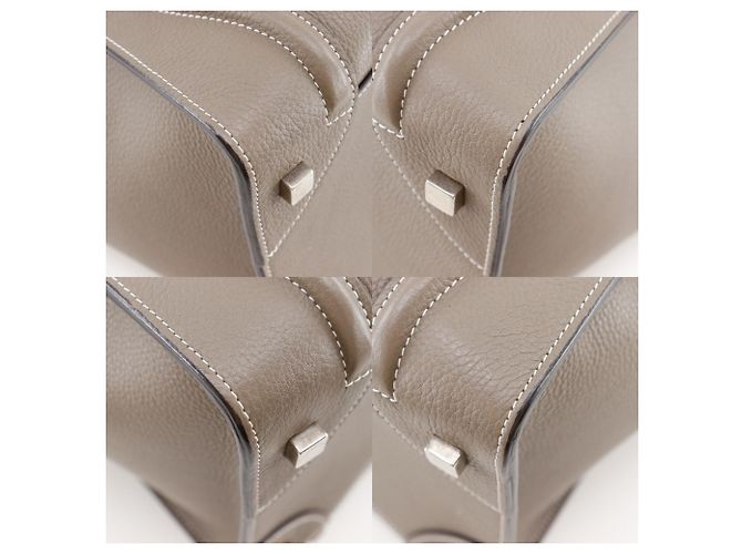 Céline Borsa a mano Celine Luggage Mini Shopper Marrone - vista 4