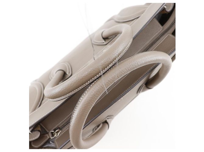 Céline Borsa a mano Celine Luggage Mini Shopper Marrone - vista 5