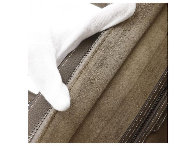 Céline Borsa a mano Celine Luggage Mini Shopper Marrone - vista 8