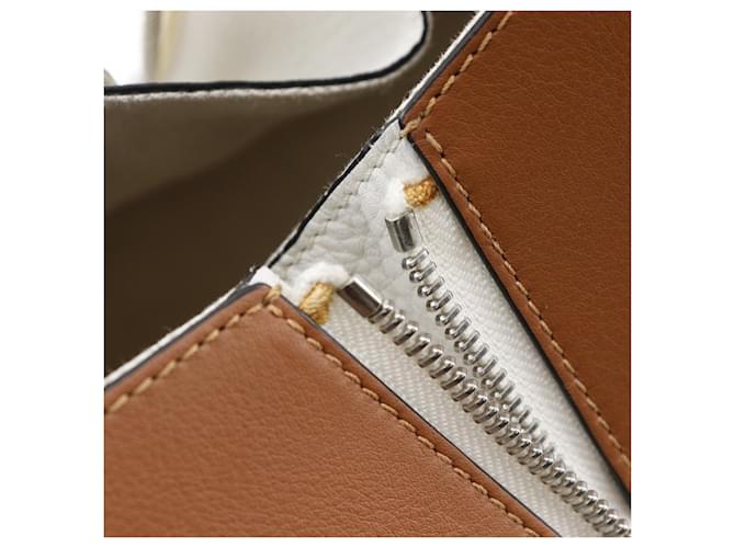 Borsa a mano Hammock Small LOEWE Marrone Bianco - vista 14