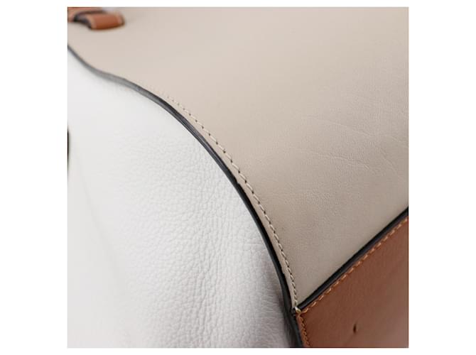 Borsa a mano Hammock Small LOEWE Marrone Bianco - vista 6