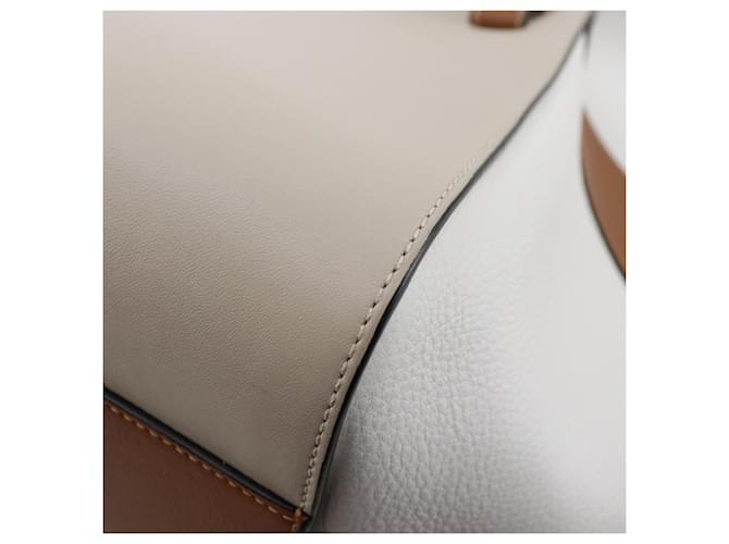 Borsa a mano Hammock Small LOEWE Marrone Bianco - vista 7
