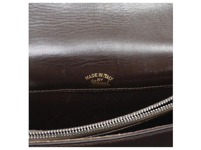 Gucci Vintage Kalbsleder Schultertasche - Ansicht 17