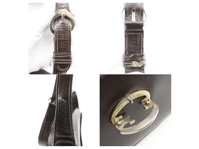 Gucci Vintage Kalbsleder Schultertasche - Ansicht 19