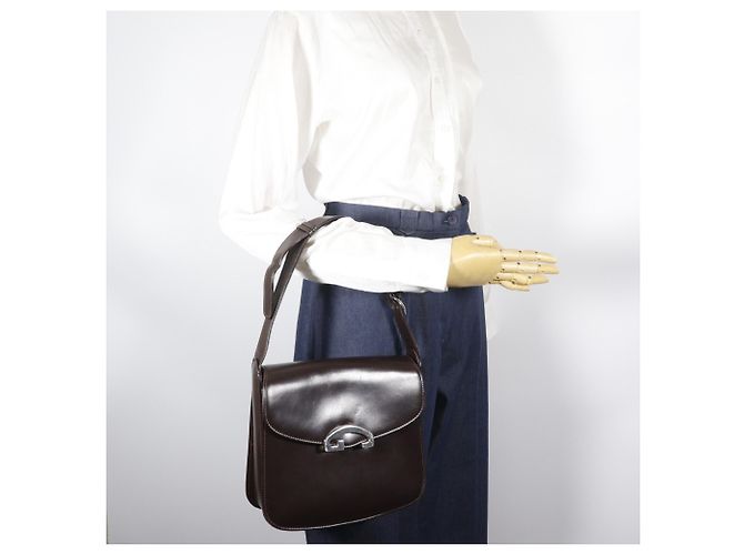 Gucci Vintage Kalbsleder Schultertasche - Ansicht 20