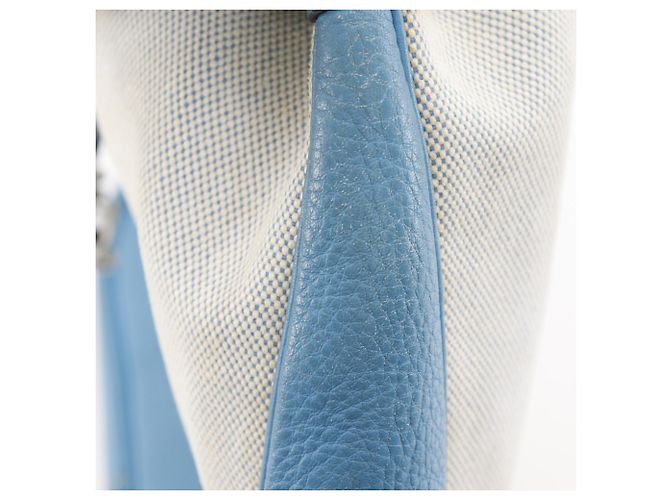 Borsa a Spalla Hermès Trim 31 Blu - vista 13