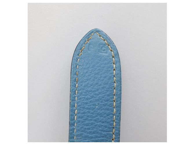 Borsa a Spalla Hermès Trim 31 Blu - vista 17