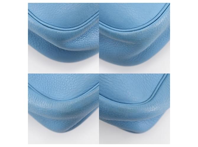 Borsa a Spalla Hermès Trim 31 Blu - vista 4