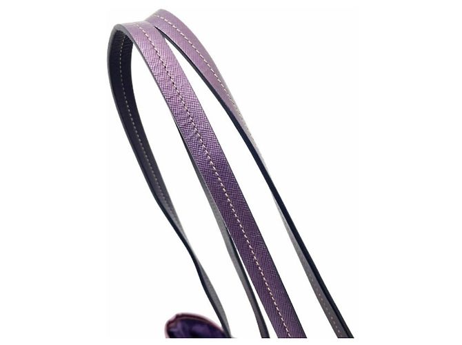 Borsa Tote Prada TESS.FROISSE' SAFFIANO in viola Porpora - vista 6