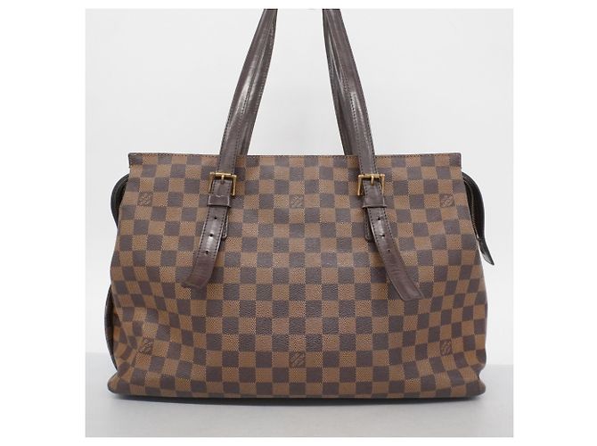 Bolsa de Ombro Chelsea Damier Louis Vuitton N51119 Ébano Damier ebene - vista 20