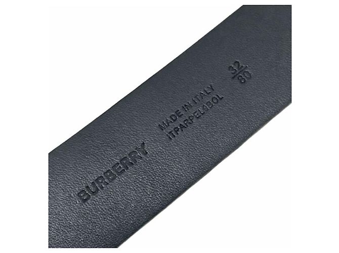 Herrenledergürtel mit TB-Monogramm von Burberry Schwarz - Ansicht 7