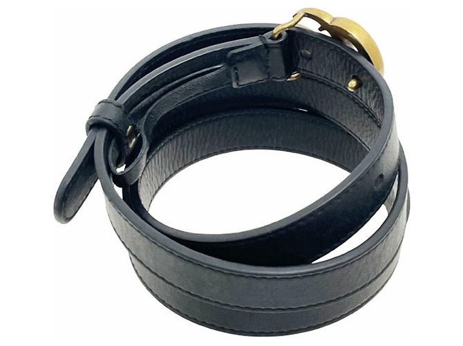 Gucci GG Marmont Damen Ledergürtel Schwarz - Ansicht 2