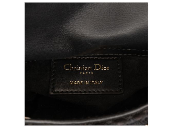 Dior Nero Micro Satin Cristallo Decorato Lady Dior - vista 5