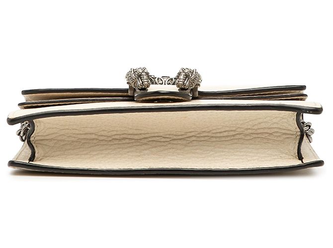 Gucci Mini Dionysus in pelle bianca a tracolla Bianco Crudo - vista 3