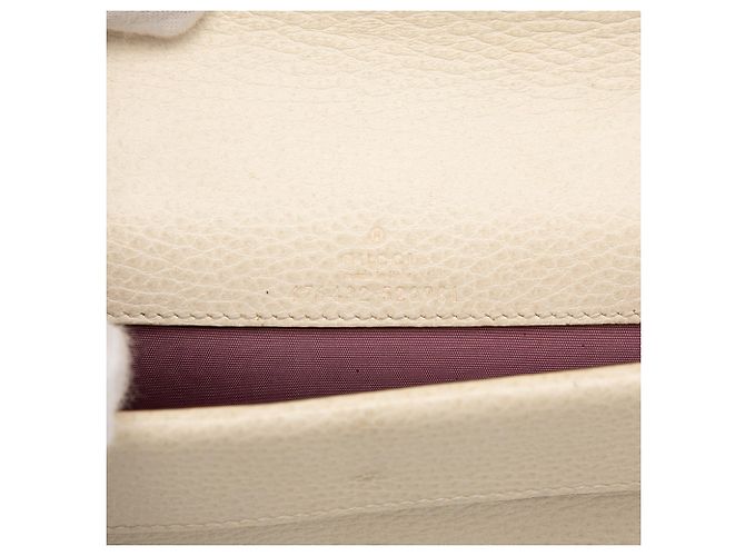 Gucci Mini Dionysus in pelle bianca a tracolla Bianco Crudo - vista 5