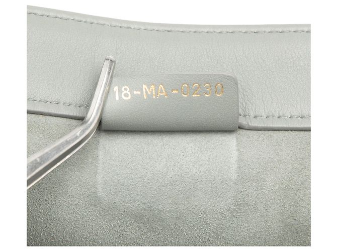 Book Tote Dior Borsa Libro Media in Pelle Grigia Embossed Marrone - vista 6