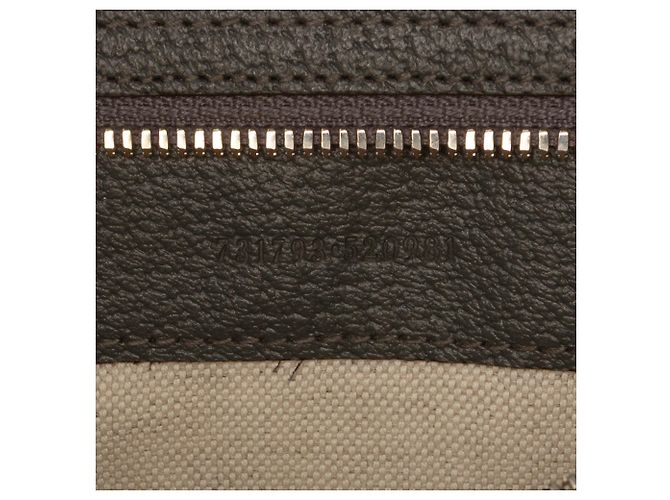 Sacoche Ophidia GG Supreme moyen gris Gucci Marron - vue 6