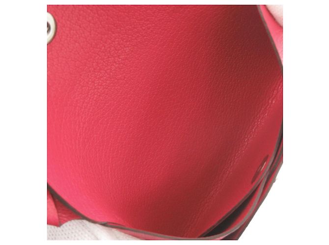 Monedero Duo Calvi de Hermès en cuero Chevre Mythique - vista 6