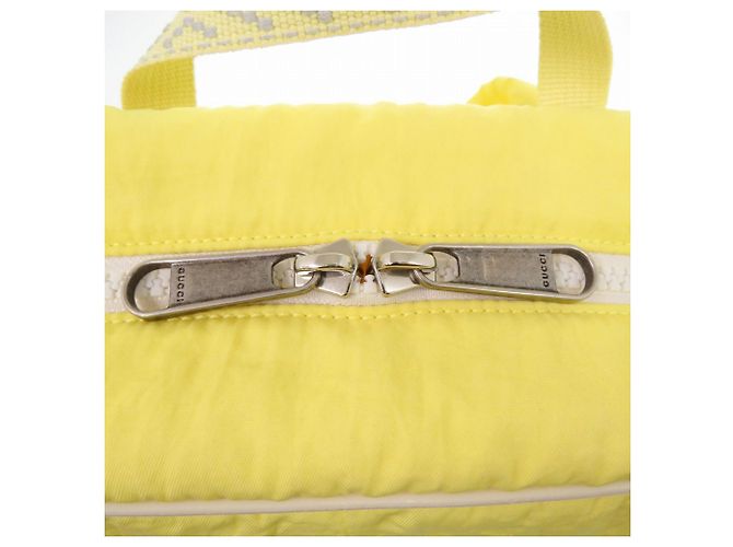 Zaino giallo Gucci Interlocking G Blind for Love - vista 8