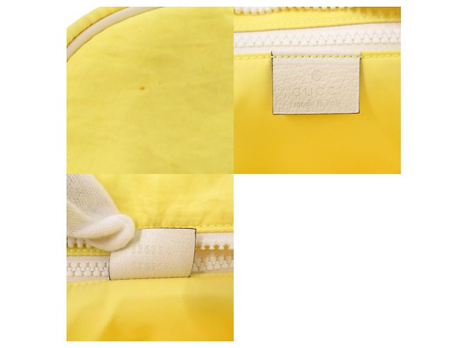 Zaino giallo Gucci Interlocking G Blind for Love - vista 9