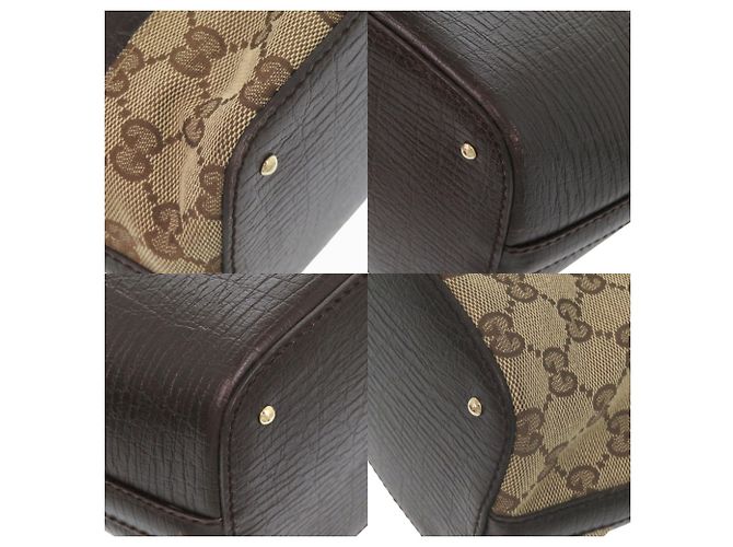 Borsa Tote Horsebit Gucci Marrone Beige - vista 9