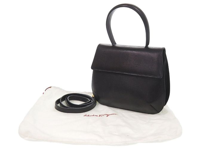 Borsa 2 in 1 Salvatore Ferragamo AQ-216191 Nero - vista 2