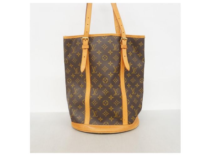 Borsa Tote Monogram Bucket GM di Louis Vuitton Marrone - vista 18