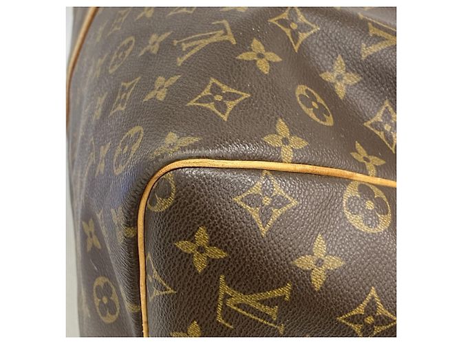 Borsa Boston Louis Vuitton Monogram Keepall Bandoulière 60 Marrone - vista 10