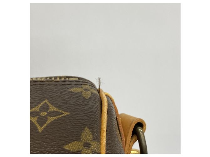 Borsa Boston Louis Vuitton Monogram Keepall Bandoulière 60 Marrone - vista 11