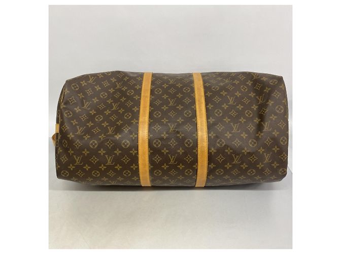 Borsa Boston Louis Vuitton Monogram Keepall Bandoulière 60 Marrone - vista 3