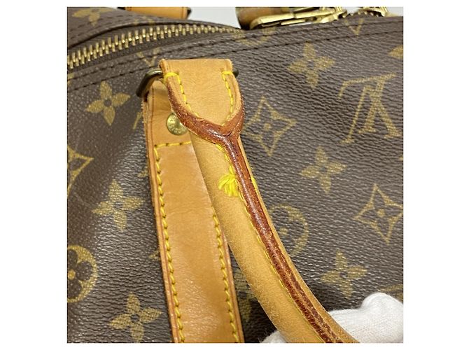 Borsa Boston Louis Vuitton Monogram Keepall Bandoulière 60 Marrone - vista 6