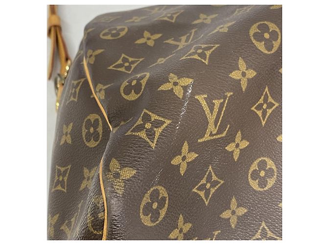 Borsa Boston Louis Vuitton Monogram Keepall Bandoulière 60 Marrone - vista 8
