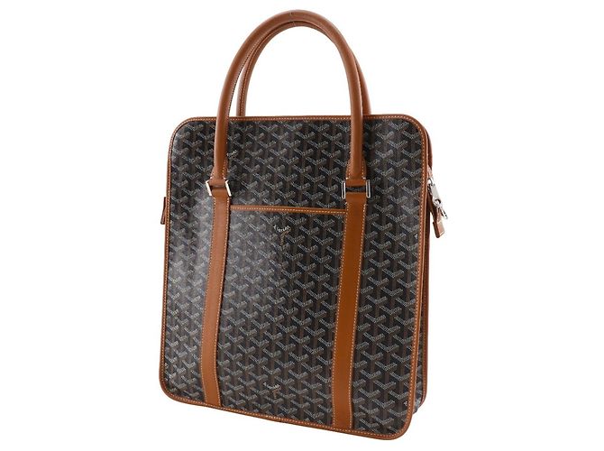 Goyard Burgundy Handbag Tote Bag Black Dark red - view 2