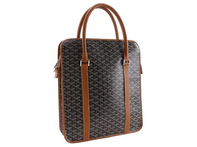 Goyard Burgundy Handbag Tote Bag Black Dark red - view 3