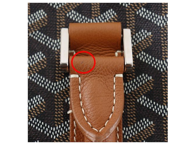 Goyard Burgundy Handbag Tote Bag Black Dark red - view 8