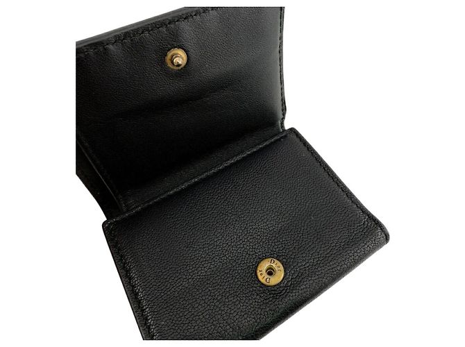 Billetera Compacta Saddle Christian Dior Negro - vista 11