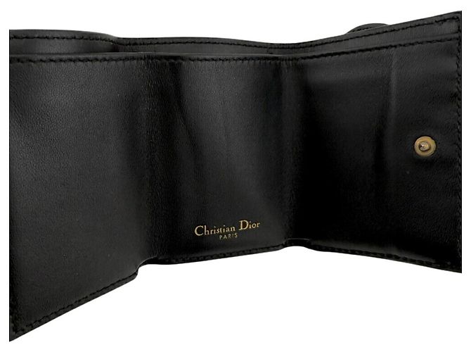 Billetera Compacta Saddle Christian Dior Negro - vista 12