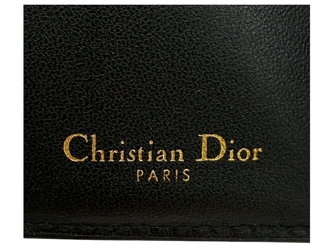 Billetera Compacta Saddle Christian Dior Negro - vista 13