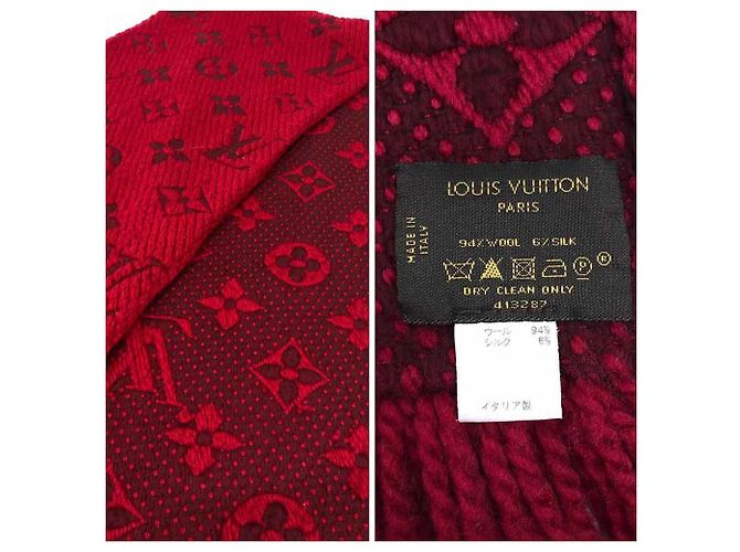 Stola in lana e seta Monogram Louis Vuitton - vista 3