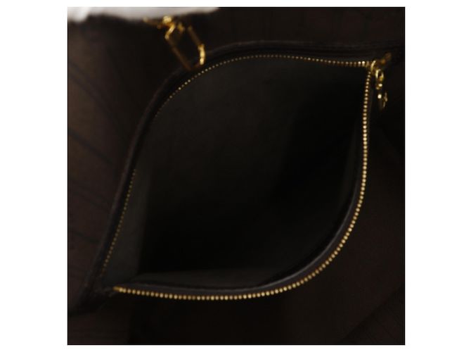 Louis Vuitton Neverfull MM Tote Bag Braun Anthrazitgrau - Ansicht 8