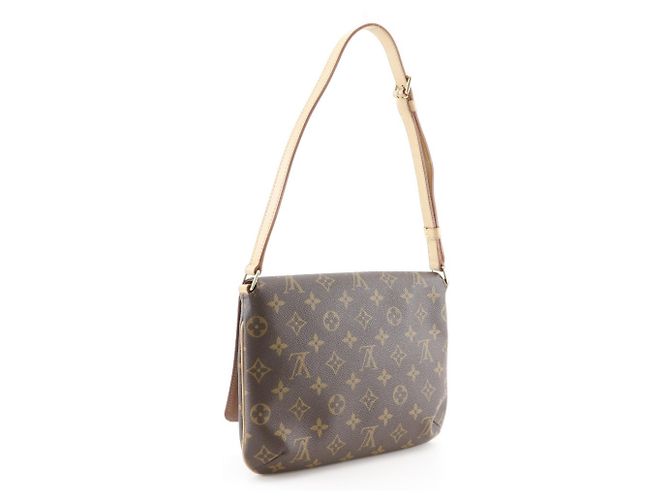 Louis Vuitton Musette Tango Shoulder Bag Brown Monogram - view 3