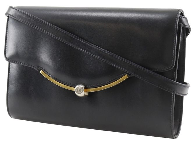 Borsa a Spalla Gucci Old Clutch 2 Vie Nero - vista 2