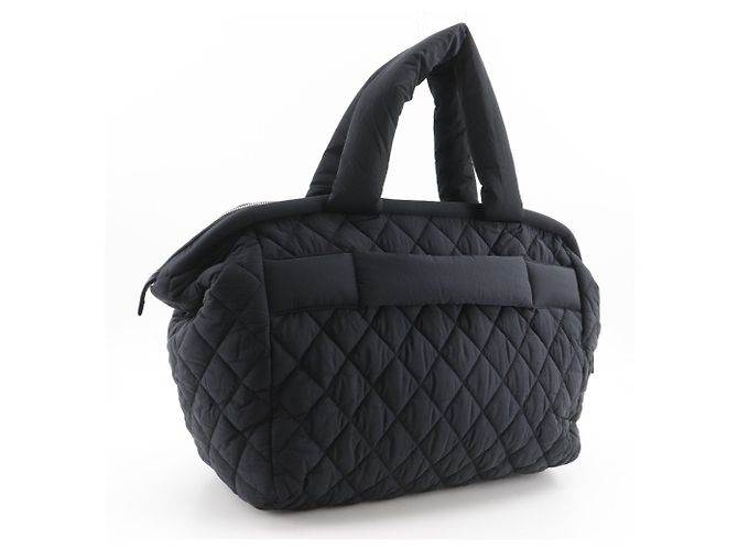 Borsa Boston trapuntata Cocoon di CHANEL Nero - vista 3