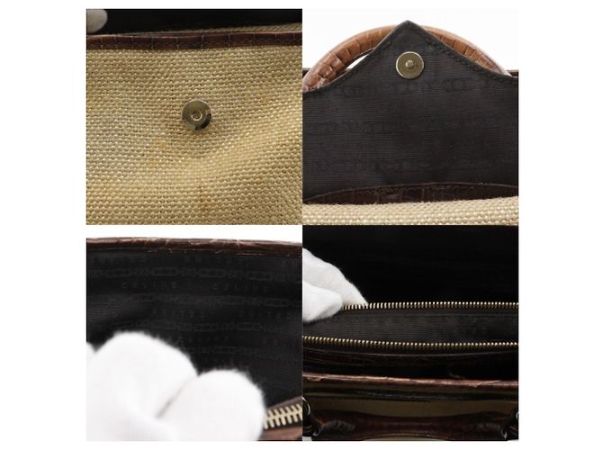 Céline Borsa a mano Celine Boogie Bag Marrone - vista 19